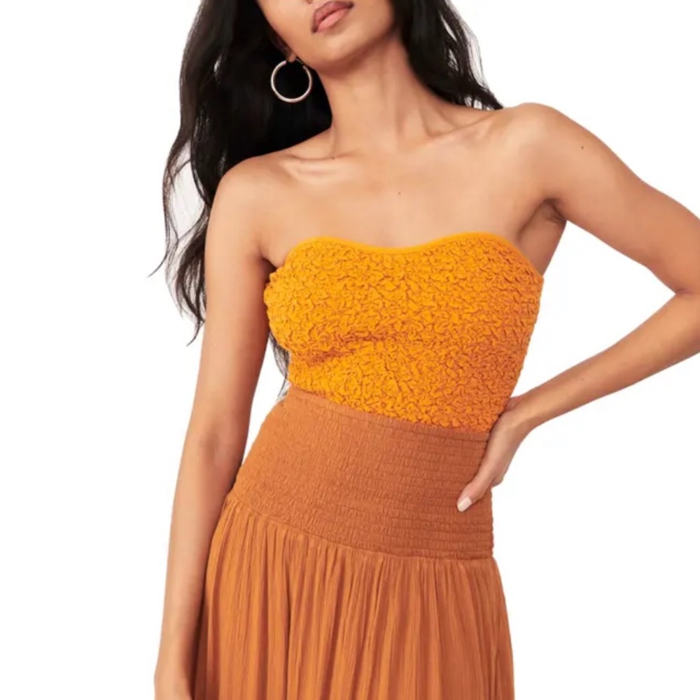 🌞 🆕 Free People Eternal Strapless Bustier Top - (Size M)